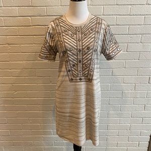 BCBGMaxAzria Shift Short Sleeve Dress